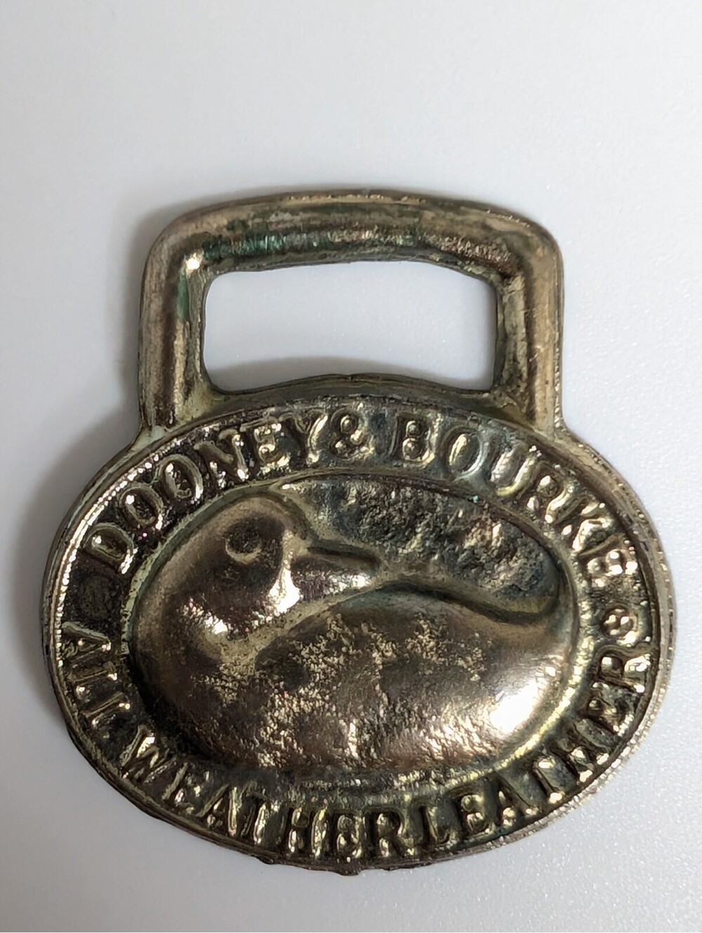 Vintage Dooney & Bourke Brass Duck Charm Fob - Picture 2 of 3